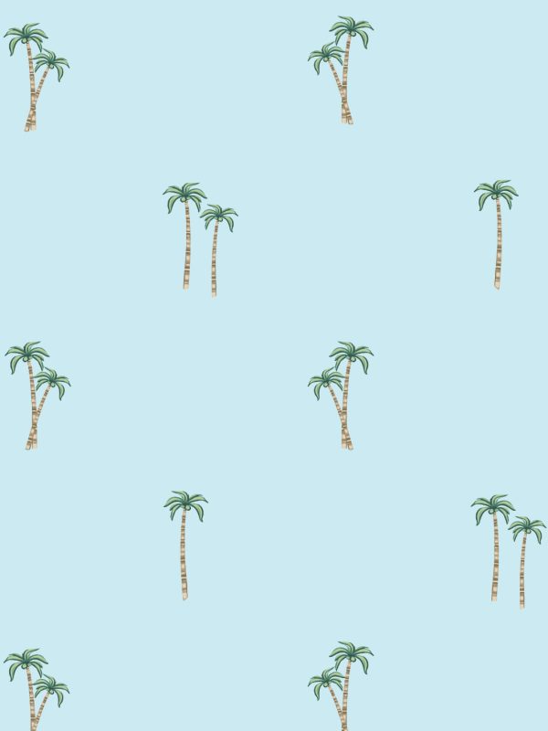 Barbie™ Land Palm  Wallpaper by Barbie™ - Sky Discount