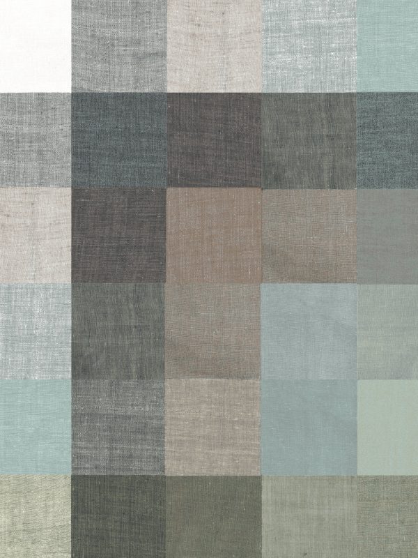 Bellport Madras Small  Wallpaper by Chris Benz - Gray Online Hot Sale