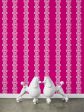 Barbie™ Lace Stripe  Wallpaper by Barbie™ - 219 Pink Hot on Sale