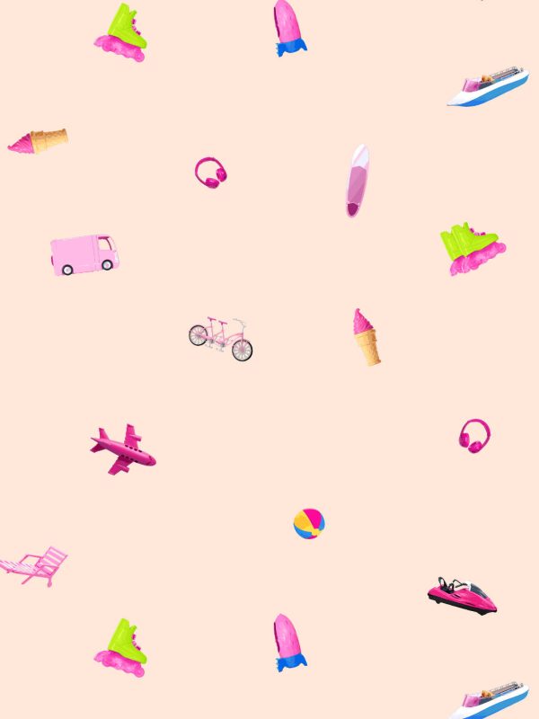 Barbie™ Land Gear  Wallpaper by Barbie™ - Peach Online Sale