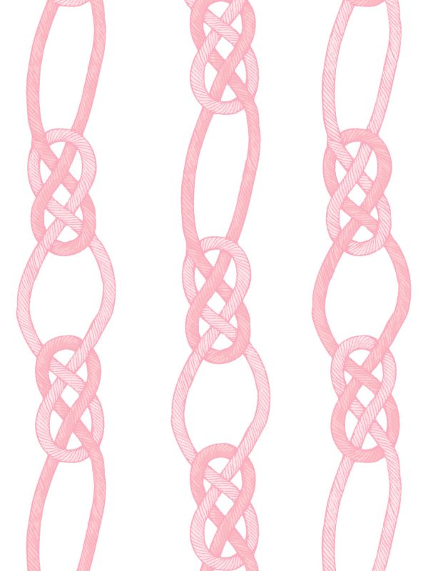 Barbie™ Knot  Wallpaper by Barbie™ - Blush Sale