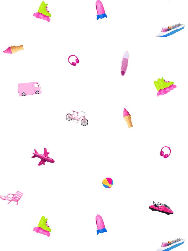 Barbie™ Land Gear  Wallpaper by Barbie™ - White on Sale