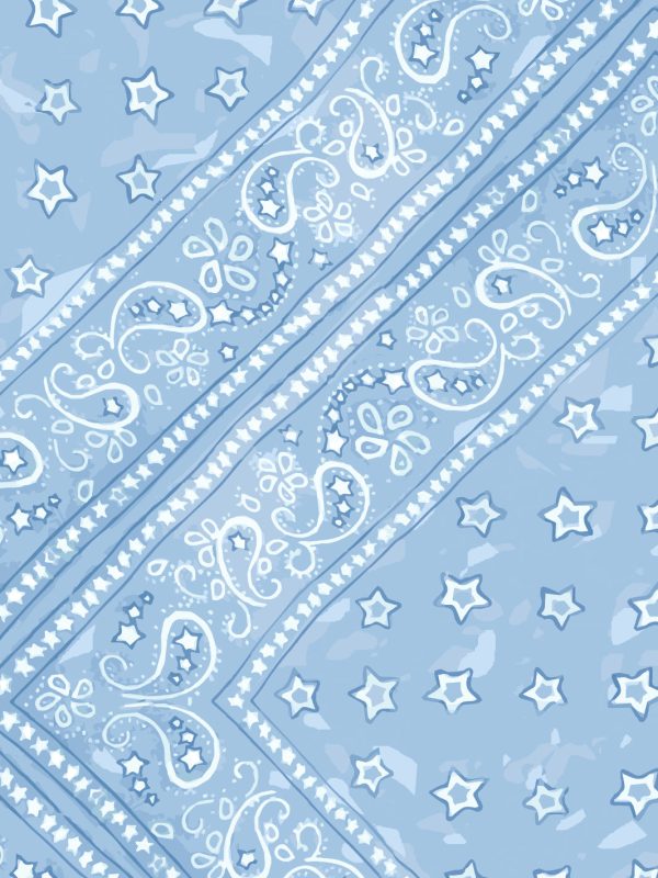 Barbie™ Bandana  Wallpaper by Barbie™ - Blue Supply