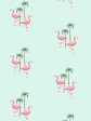 Barbie™ Land Flamingo Palm  Wallpaper by Barbie™ - Robin s Egg Sale