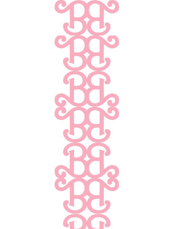 Barbie™ Lace Stripe  Wallpaper by Barbie™ - Bubblegum Fashion