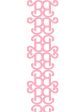 Barbie™ Lace Stripe  Wallpaper by Barbie™ - Bubblegum Fashion