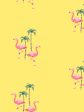 Barbie™ Land Flamingo Palm  Wallpaper by Barbie™ - Yellow Fashion