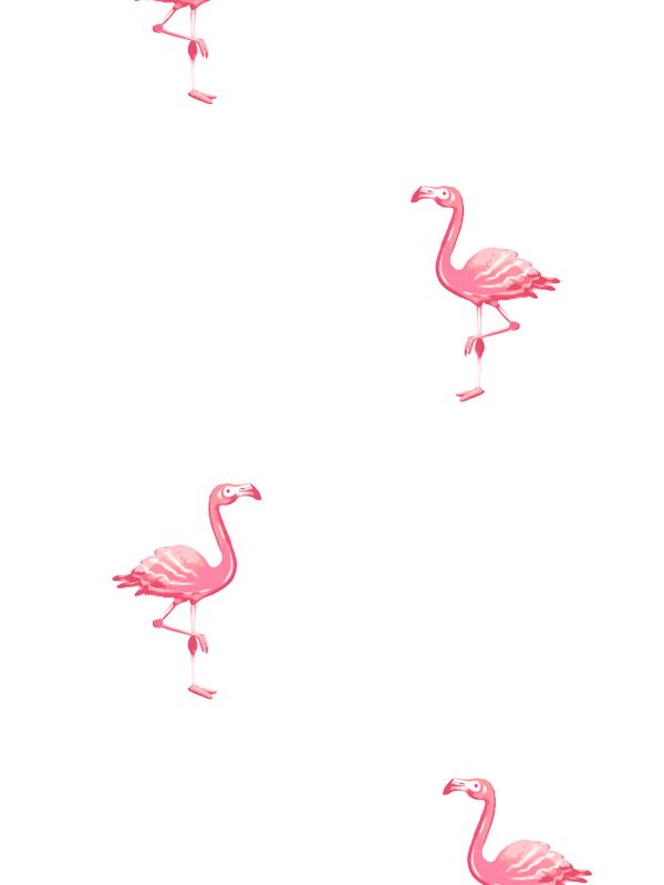 Barbie™ Land Flamingos  Wallpaper by Barbie™ - Coral Online Hot Sale