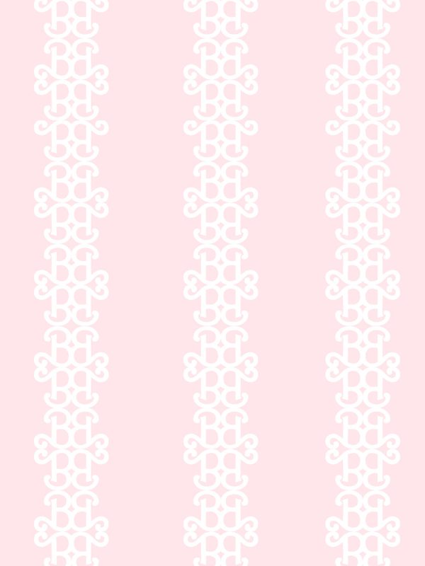 Barbie™ Lace Stripe  Wallpaper by Barbie™ - Pink Cheap