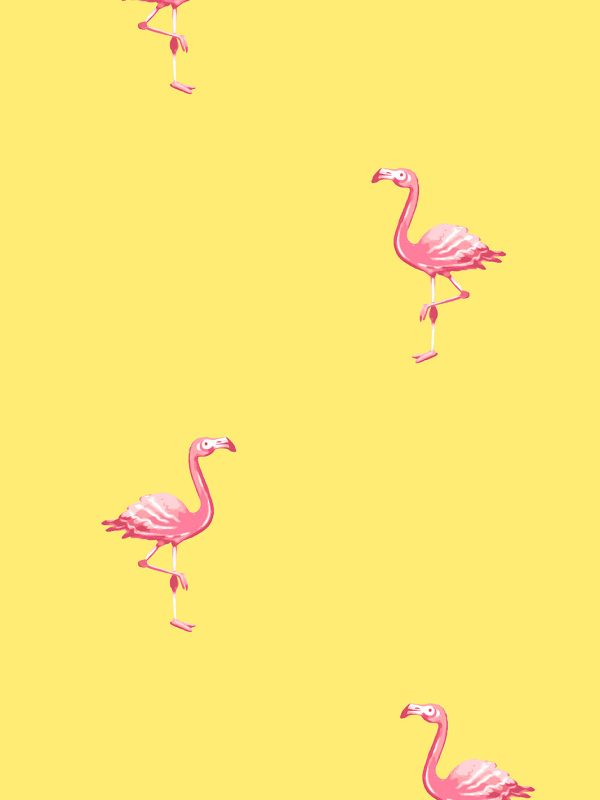 Barbie™ Land Flamingos  Wallpaper by Barbie™ - Yellow Supply