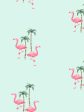 Barbie™ Land Flamingo Palm  Wallpaper by Barbie™ - Robin s Egg Sale