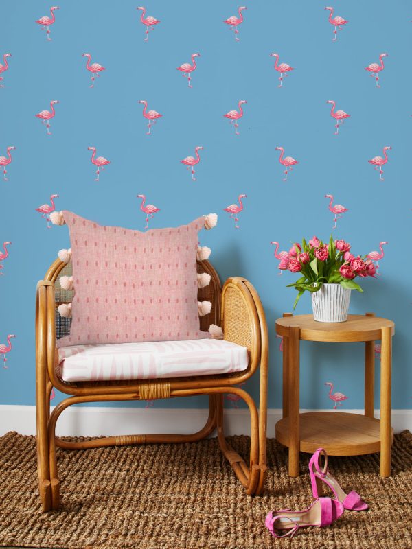 Barbie™ Land Flamingos  Wallpaper by Barbie™ - Cornflower Online Hot Sale