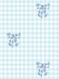 Barbie™ Gingham Bow  Wallpaper by Barbie™ - Cornflower on Sky For Discount