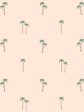 Barbie™ Land Palm  Wallpaper by Barbie™ - Peach Cheap