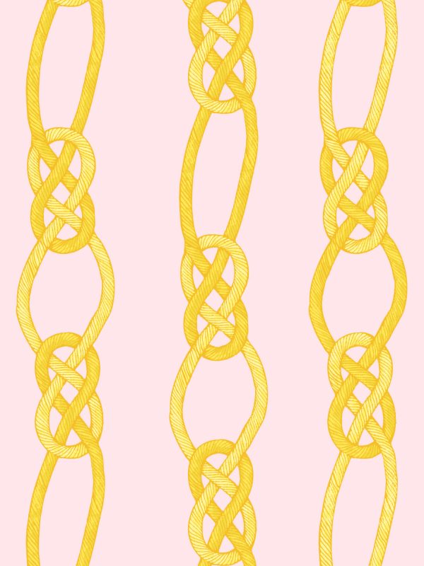 Barbie™ Knot  Wallpaper by Barbie™ - Yellow Online Hot Sale