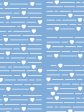 Barbie™ Hearts Print  Wallpaper by Barbie™ - Blue Online Sale