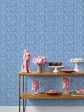 Barbie™ Hearts Print  Wallpaper by Barbie™ - Blue Online Sale