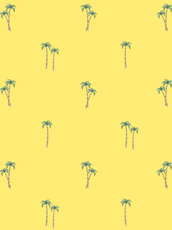 Barbie™ Land Palm  Wallpaper by Barbie™ - Yellow Hot on Sale