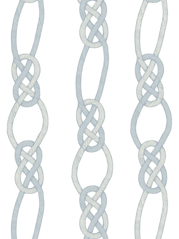 Barbie™ Knot  Wallpaper by Barbie™ - Gray For Sale