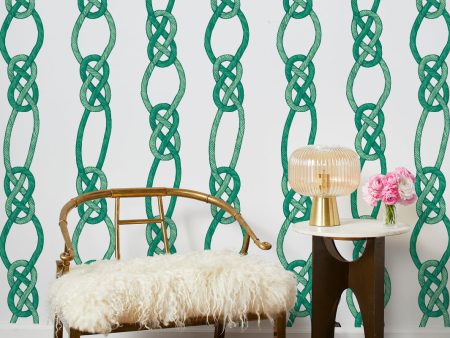 Barbie™ Knot  Wallpaper by Barbie™ - Green For Cheap