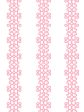 Barbie™ Lace Stripe  Wallpaper by Barbie™ - Bubblegum Fashion