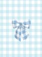 Barbie™ Gingham Bow  Wallpaper by Barbie™ - Cornflower on Sky For Discount