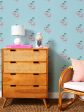 Barbie™ Land Flamingo Palm  Wallpaper by Barbie™ - Sky Hot on Sale