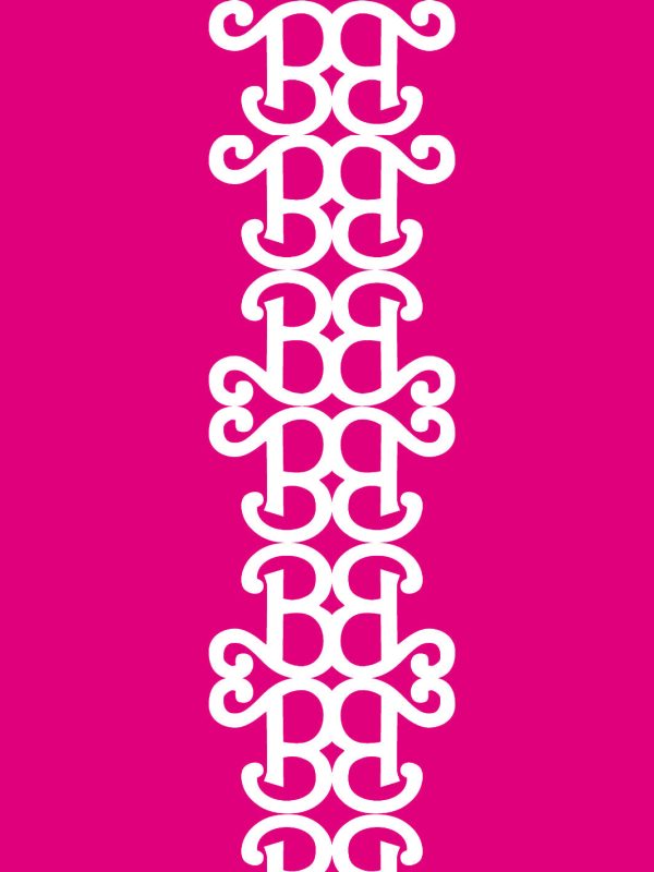 Barbie™ Lace Stripe  Wallpaper by Barbie™ - 219 Pink Hot on Sale