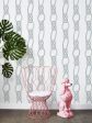 Barbie™ Knot  Wallpaper by Barbie™ - Gray For Sale