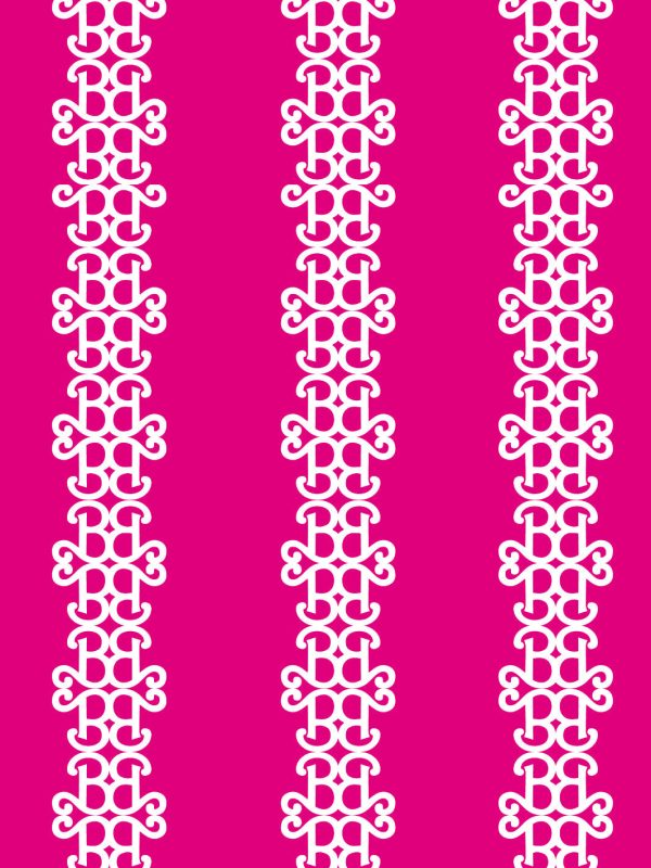 Barbie™ Lace Stripe  Wallpaper by Barbie™ - 219 Pink Hot on Sale