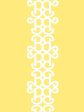 Barbie™ Lace Stripe  Wallpaper by Barbie™ - Yellow Sale