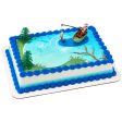 Fishing Edible Cake Topper Image DecoSet® Background Discount