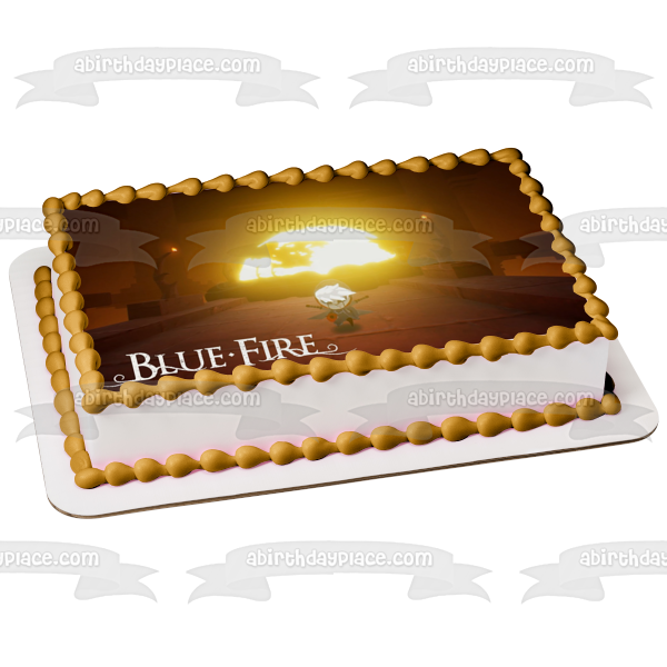 Blue Fire Umbra Edible Cake Topper Image ABPID53969 Online Hot Sale