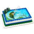 Fishing Edible Cake Topper Image DecoSet® Background Discount