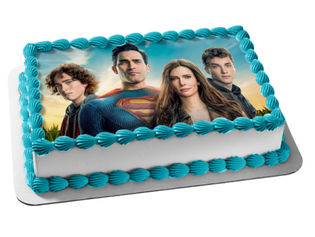 Superman and Lois Jon Jordan Edible Cake Topper Image ABPID53853 Fashion