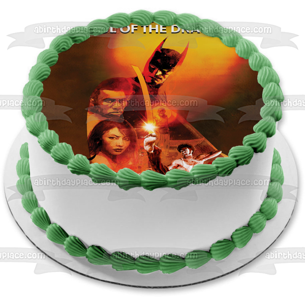 Batman Soul of the Dragon Movie Poster Edible Cake Topper Image ABPID53929 Online now