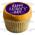 Happy Father s Day Fireworks Purple Background Edible Cake Topper Image ABPID54040 For Discount