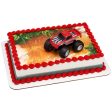 Dirt Track Edible Cake Topper Image DecoSet® Background on Sale