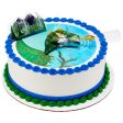 Fishing Edible Cake Topper Image DecoSet® Background Discount