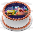 The SpongeBob Movie: Sponge on the Run SpongeBob and Patrick Eating Ice Cream Edible Cake Topper Image ABPID54010 Fashion