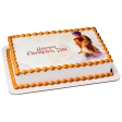 Happy Father s Day Father and Son on His Shoulders Edible Cake Topper Image ABPID54044 Fashion