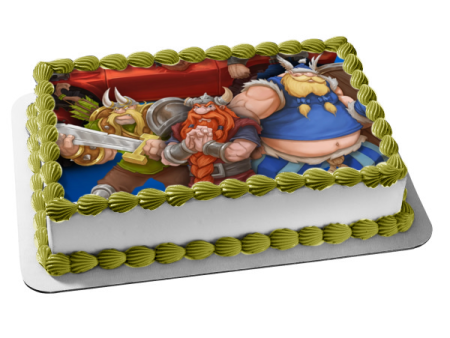 Blizzard Arcade Collection The Lost Vikings Edible Cake Topper Image ABPID54002 on Sale