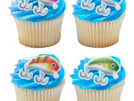 Fishing Lure Assortment Cupcake Rings Online Hot Sale