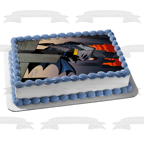 Batman Soul of the Dragon Batman In the City Edible Cake Topper Image ABPID53927 on Sale