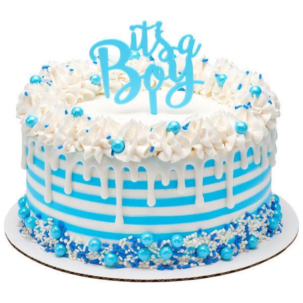 It s a Boy Cake Topper Retail Decorations For Discount