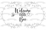 Welcome Little Bee Baby Shower Edible Cake Topper Image Edible Cake Topper Image ABPID54018 For Sale