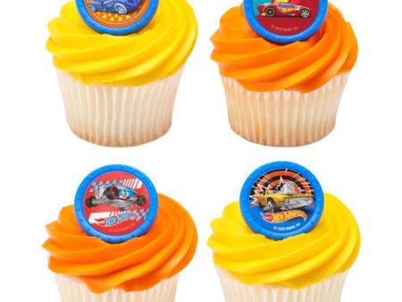 Hot Wheels™ Challenge Accepted Cupcake Rings Supply