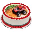 Dirt Track Edible Cake Topper Image DecoSet® Background on Sale