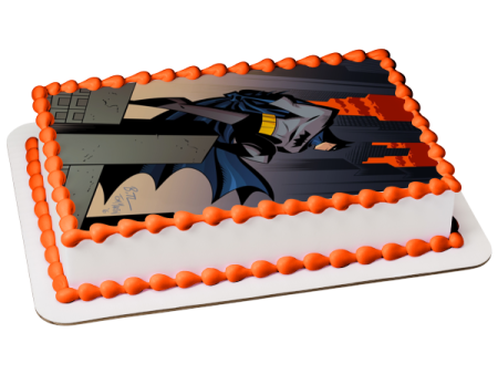 Batman Soul of the Dragon Batman In the City Edible Cake Topper Image ABPID53927 on Sale