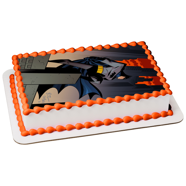 Batman Soul of the Dragon Batman In the City Edible Cake Topper Image ABPID53927 on Sale